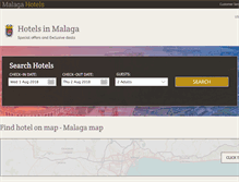 Tablet Screenshot of malagahotels.org